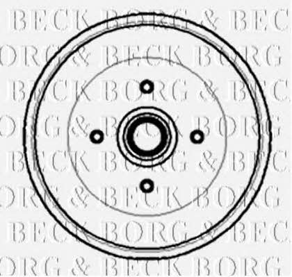Borg & beck BBR7000 Brake drum BBR7000: Buy near me in Poland at 2407.PL - Good price!