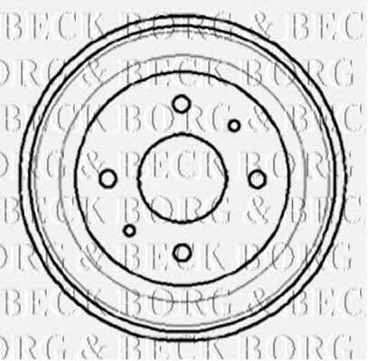 Borg & beck BBR7008 Brake drum BBR7008: Buy near me in Poland at 2407.PL - Good price!