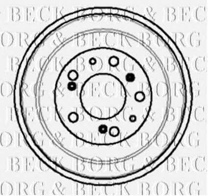 Borg & beck BBR7011 Bęben hamulca tylny BBR7011: Dobra cena w Polsce na 2407.PL - Kup Teraz!