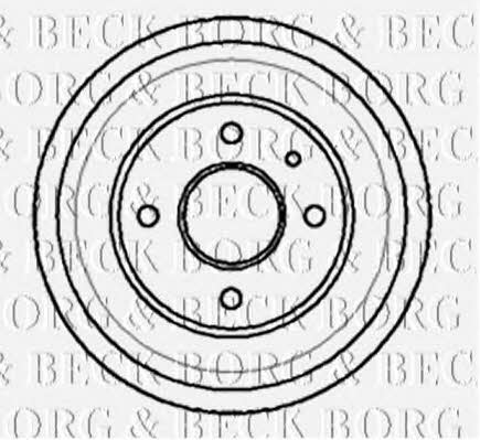 Borg & beck BBR7013 Тормозной барабан BBR7013: Отличная цена - Купить в Польше на 2407.PL!
