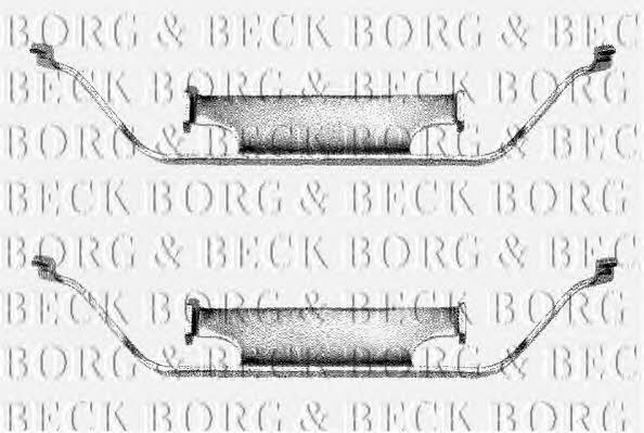 Borg & beck BBK1011 Комплект монтажный тормозных колодок BBK1011: Отличная цена - Купить в Польше на 2407.PL!