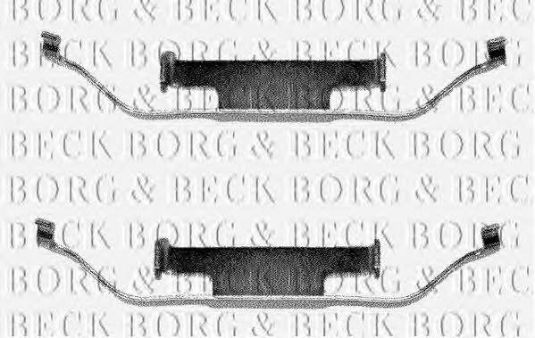 Borg & beck BBK1012 Комплект монтажний гальмівних колодок BBK1012: Приваблива ціна - Купити у Польщі на 2407.PL!
