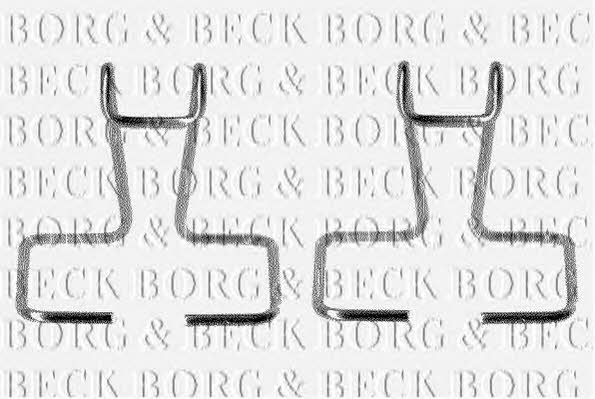 Borg & beck BBK1014 Комплект монтажний гальмівних колодок BBK1014: Купити у Польщі - Добра ціна на 2407.PL!