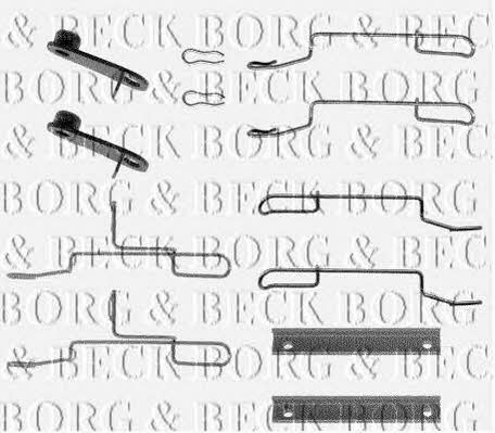 Borg & beck BBK1020 Комплект монтажный тормозных колодок BBK1020: Отличная цена - Купить в Польше на 2407.PL!