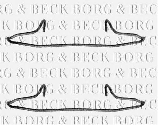Borg & beck BBK1040 Комплект монтажний гальмівних колодок BBK1040: Приваблива ціна - Купити у Польщі на 2407.PL!