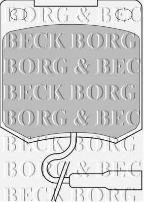 Borg & beck BBP1000 Klocki hamulcowe, zestaw BBP1000: Dobra cena w Polsce na 2407.PL - Kup Teraz!