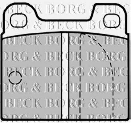 Borg & beck BBP1003 Klocki hamulcowe, zestaw BBP1003: Dobra cena w Polsce na 2407.PL - Kup Teraz!