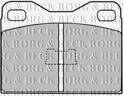 Borg & beck BBP1006 Гальмівні колодки, комплект BBP1006: Приваблива ціна - Купити у Польщі на 2407.PL!