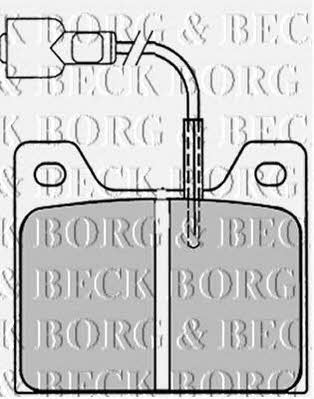 Borg & beck BBP1010 Гальмівні колодки, комплект BBP1010: Приваблива ціна - Купити у Польщі на 2407.PL!