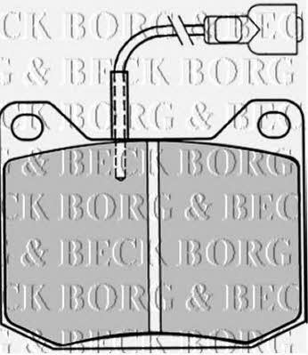 Borg & beck BBP1016 Тормозные колодки дисковые, комплект BBP1016: Отличная цена - Купить в Польше на 2407.PL!