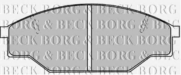Borg & beck BBP1019 Гальмівні колодки, комплект BBP1019: Приваблива ціна - Купити у Польщі на 2407.PL!