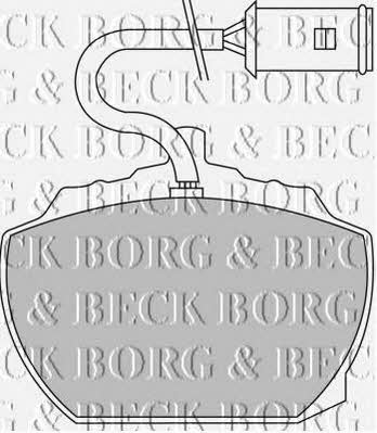 Borg & beck BBP1022 Гальмівні колодки, комплект BBP1022: Приваблива ціна - Купити у Польщі на 2407.PL!