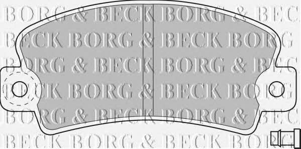 Borg & beck BBP1036 Brake Pad Set, disc brake BBP1036: Buy near me in Poland at 2407.PL - Good price!