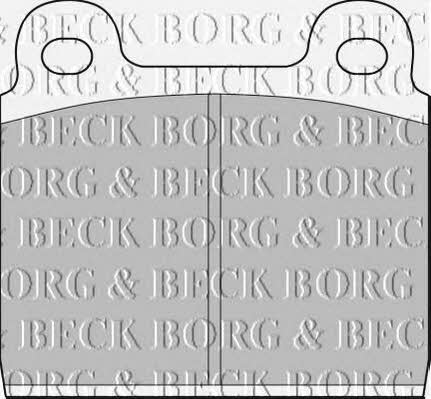 Borg & beck BBP1040 Тормозные колодки дисковые, комплект BBP1040: Отличная цена - Купить в Польше на 2407.PL!