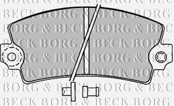 Borg & beck BBP1047 Гальмівні колодки, комплект BBP1047: Приваблива ціна - Купити у Польщі на 2407.PL!