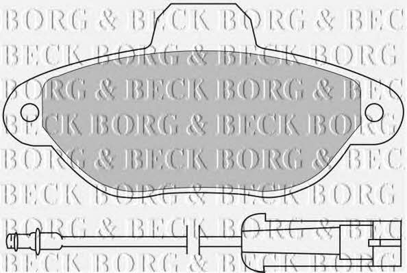 Borg & beck BBP1059 Klocki hamulcowe, zestaw BBP1059: Dobra cena w Polsce na 2407.PL - Kup Teraz!