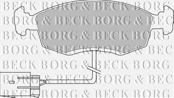 Borg & beck BBP1070 Klocki hamulcowe, zestaw BBP1070: Dobra cena w Polsce na 2407.PL - Kup Teraz!