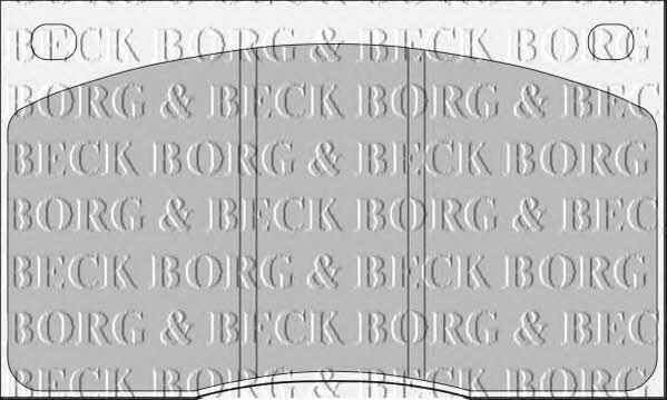 Borg & beck BBP1074 Тормозные колодки дисковые, комплект BBP1074: Отличная цена - Купить в Польше на 2407.PL!
