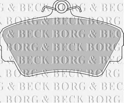 Borg & beck BBP1081 Тормозные колодки дисковые, комплект BBP1081: Отличная цена - Купить в Польше на 2407.PL!