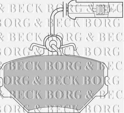 Borg & beck BBP1086 Brake Pad Set, disc brake BBP1086: Buy near me in Poland at 2407.PL - Good price!