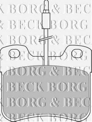 Borg & beck BBP1091 Klocki hamulcowe, zestaw BBP1091: Dobra cena w Polsce na 2407.PL - Kup Teraz!