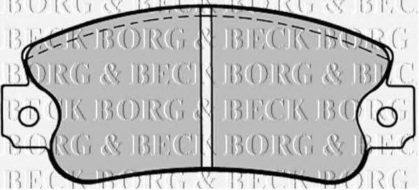 Borg & beck BBP1093 Klocki hamulcowe, zestaw BBP1093: Dobra cena w Polsce na 2407.PL - Kup Teraz!