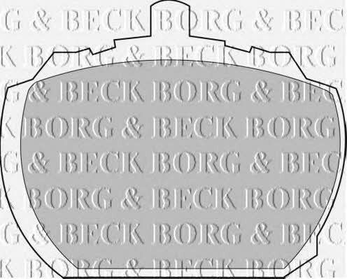 Borg & beck BBP1098 Brake Pad Set, disc brake BBP1098: Buy near me in Poland at 2407.PL - Good price!