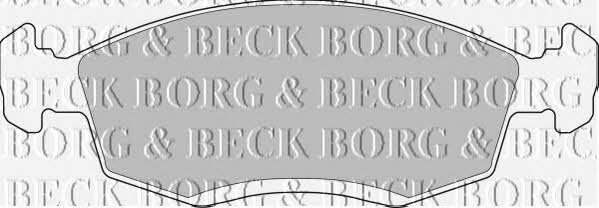 Borg & beck BBP1100 Тормозные колодки дисковые, комплект BBP1100: Отличная цена - Купить в Польше на 2407.PL!
