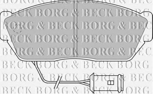Borg & beck BBP1102 Klocki hamulcowe, zestaw BBP1102: Dobra cena w Polsce na 2407.PL - Kup Teraz!