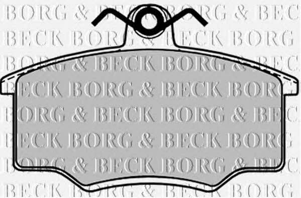 Borg & beck BBP1103 Brake Pad Set, disc brake BBP1103: Buy near me in Poland at 2407.PL - Good price!
