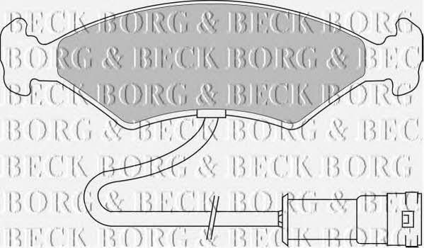 Borg & beck BBP1104 Тормозные колодки дисковые, комплект BBP1104: Отличная цена - Купить в Польше на 2407.PL!