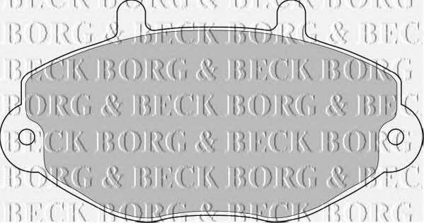Borg & beck BBP1108 Тормозные колодки дисковые, комплект BBP1108: Отличная цена - Купить в Польше на 2407.PL!