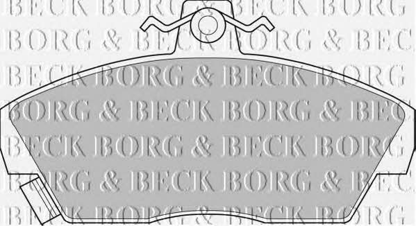 Borg & beck BBP1109 Brake Pad Set, disc brake BBP1109: Buy near me in Poland at 2407.PL - Good price!