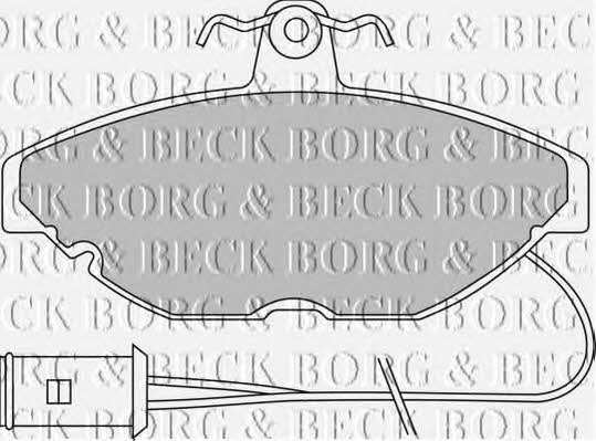 Borg & beck BBP1115 Klocki hamulcowe, zestaw BBP1115: Atrakcyjna cena w Polsce na 2407.PL - Zamów teraz!