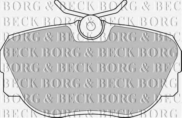 Borg & beck BBP1119 Brake Pad Set, disc brake BBP1119: Buy near me in Poland at 2407.PL - Good price!