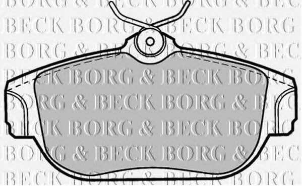 Borg & beck BBP1120 Тормозные колодки дисковые, комплект BBP1120: Отличная цена - Купить в Польше на 2407.PL!