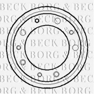 Borg & beck BBR7029 Тормозной барабан BBR7029: Отличная цена - Купить в Польше на 2407.PL!