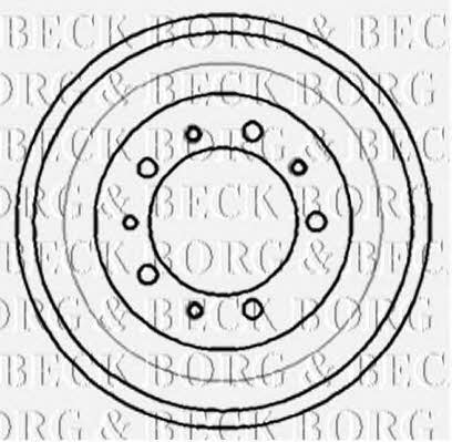Borg & beck BBR7030 Brake drum BBR7030: Buy near me at 2407.PL in Poland at an Affordable price!