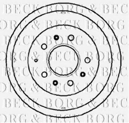 Borg & beck BBR7031 Rear brake drum BBR7031: Buy near me in Poland at 2407.PL - Good price!