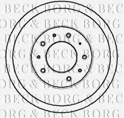 Borg & beck BBR7032 Тормозной барабан BBR7032: Отличная цена - Купить в Польше на 2407.PL!