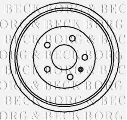 Borg & beck BBR7045 Барабан гальмівний задній BBR7045: Приваблива ціна - Купити у Польщі на 2407.PL!