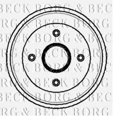 Borg & beck BBR7065 Rear brake drum BBR7065: Buy near me in Poland at 2407.PL - Good price!