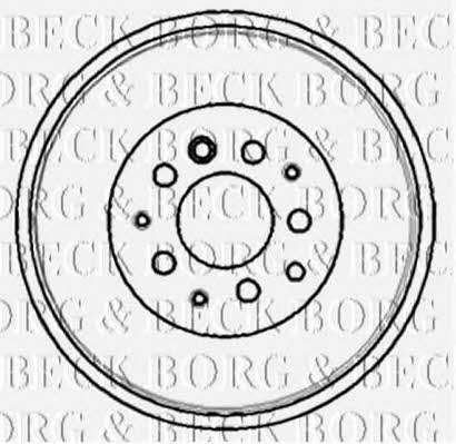 Borg & beck BBR7070 Rear brake drum BBR7070: Buy near me in Poland at 2407.PL - Good price!