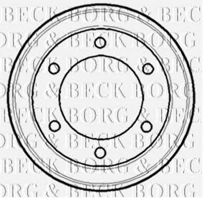 Borg & beck BBR7084 Барабан гальмівний задній BBR7084: Приваблива ціна - Купити у Польщі на 2407.PL!