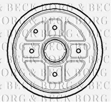Borg & beck BBR7093 Тормозной барабан BBR7093: Отличная цена - Купить в Польше на 2407.PL!