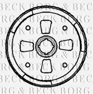 Borg & beck BBR7094 Тормозной барабан задний BBR7094: Отличная цена - Купить в Польше на 2407.PL!