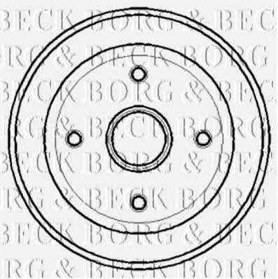 Borg & beck BBR7124 Bremstrommel hinten BBR7124: Kaufen Sie zu einem guten Preis in Polen bei 2407.PL!