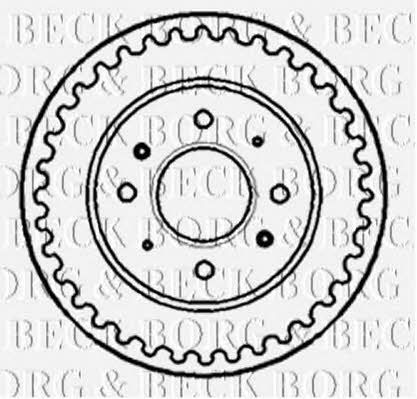 Borg & beck BBR7139 Brake drum BBR7139: Buy near me in Poland at 2407.PL - Good price!