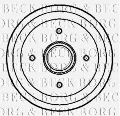 Borg & beck BBR7149 Rear brake drum BBR7149: Buy near me at 2407.PL in Poland at an Affordable price!