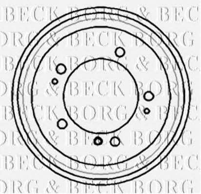 Borg & beck BBR7170 Rear brake drum BBR7170: Buy near me in Poland at 2407.PL - Good price!